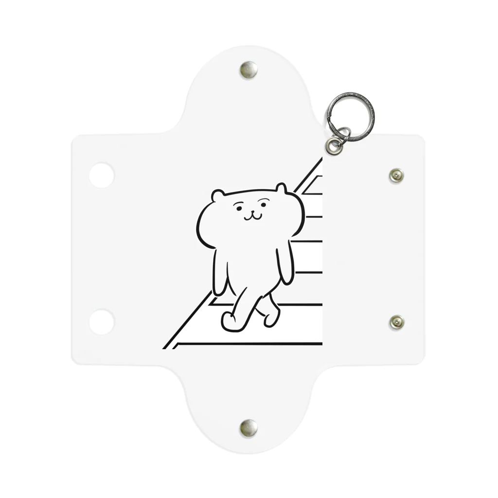 けちゃっぷごはんのお店の横断する猫さん Mini Clear Multipurpose Case