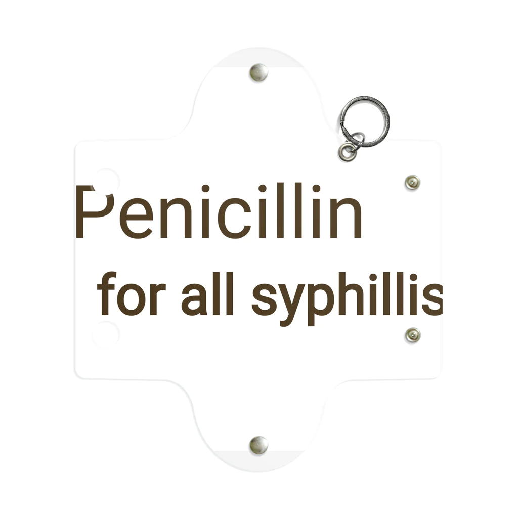 かんちゃんストロングスタイルのPENICILLIN for all syphilis ミニクリアマルチケース