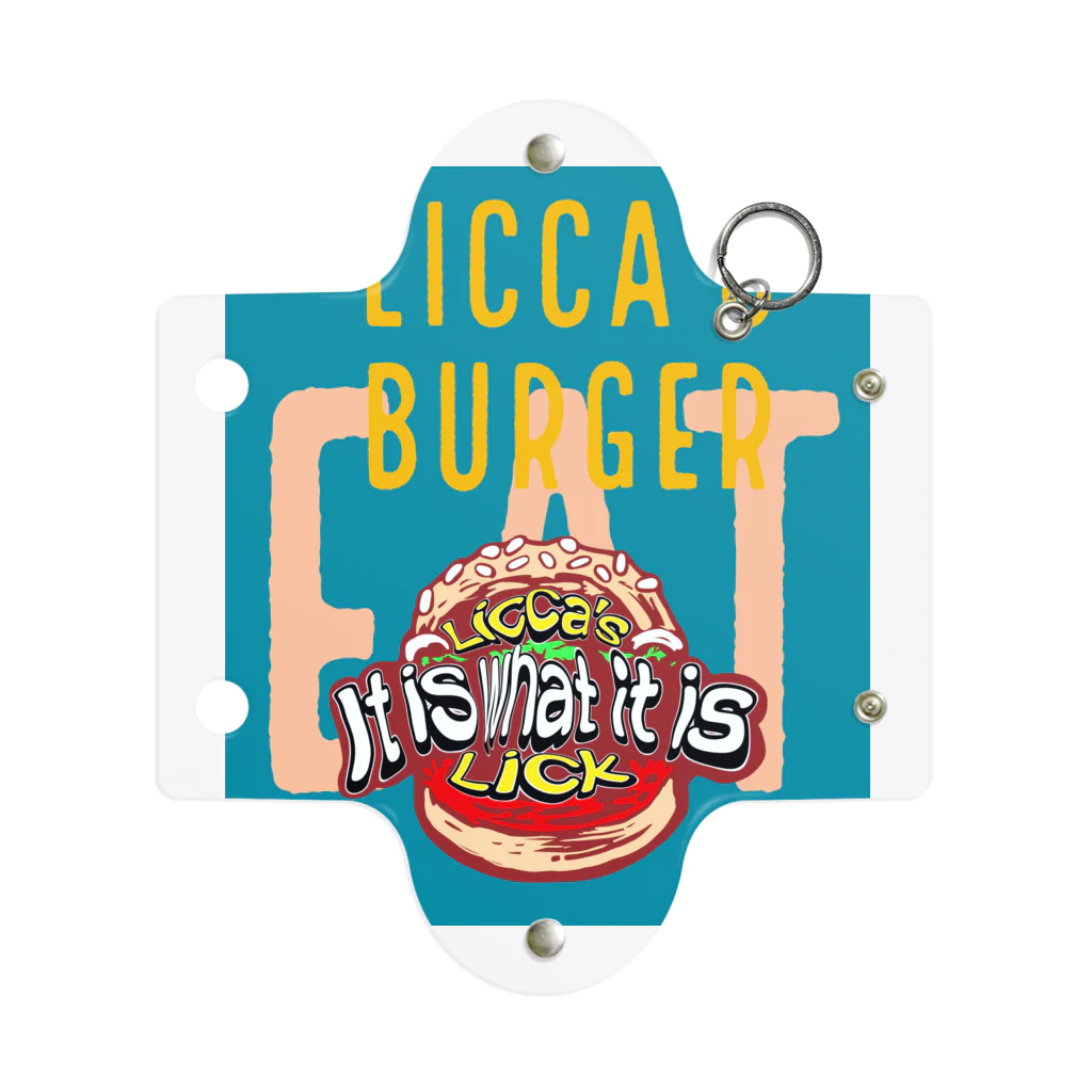 Licca's Lickのリッカーズバーガーeat ミニクリアマルチケース