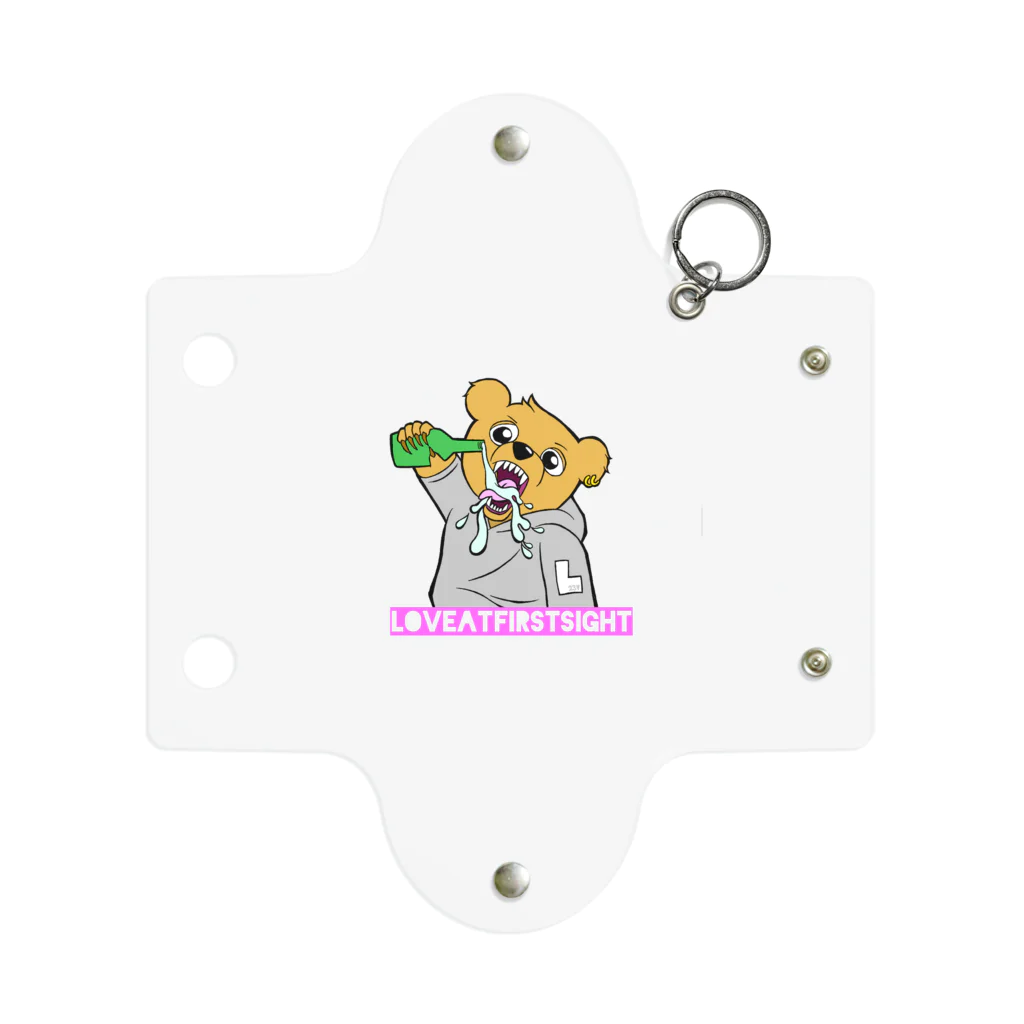 Lafs23のLafs23公式グッズ ｢くま｣ Mini Clear Multipurpose Case