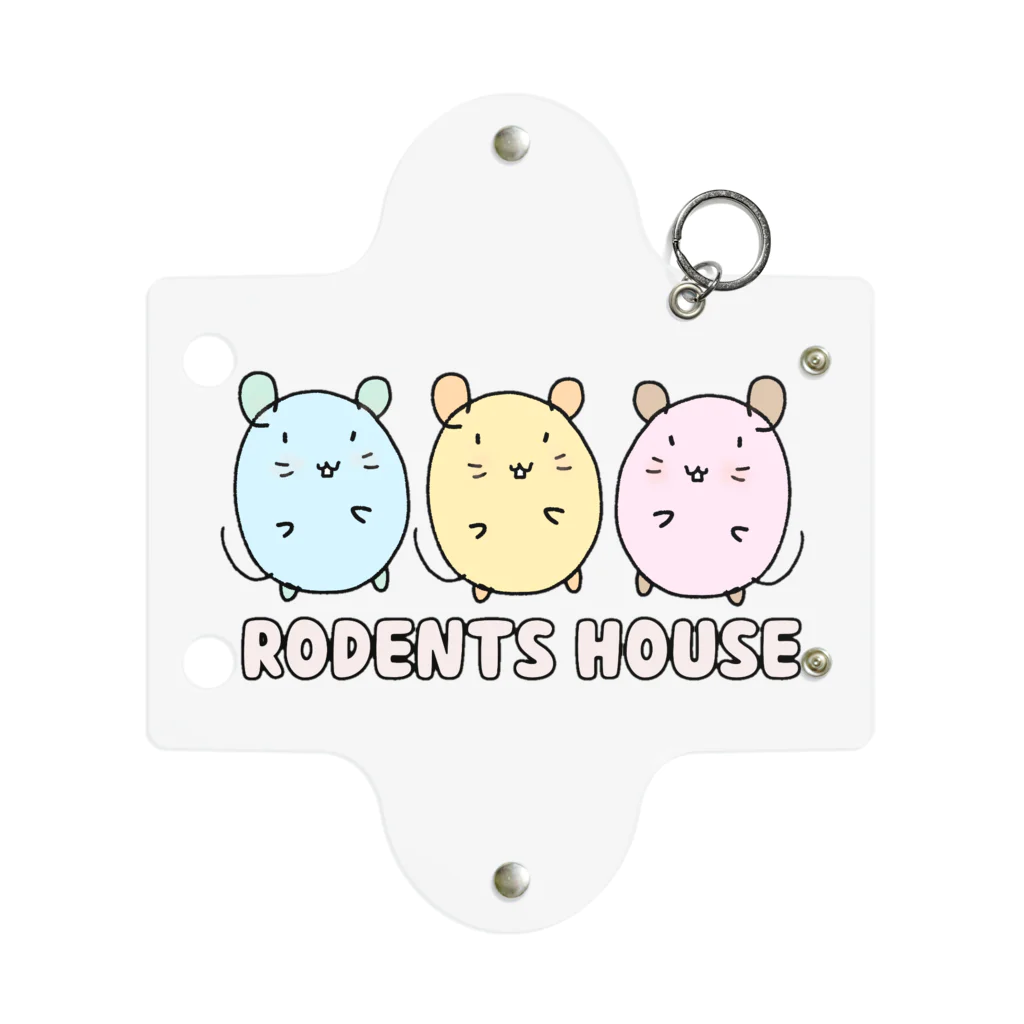 🍎デグーと服と雑貨屋さん🍏のRODENTS HOUSE　 ミニクリアマルチケース