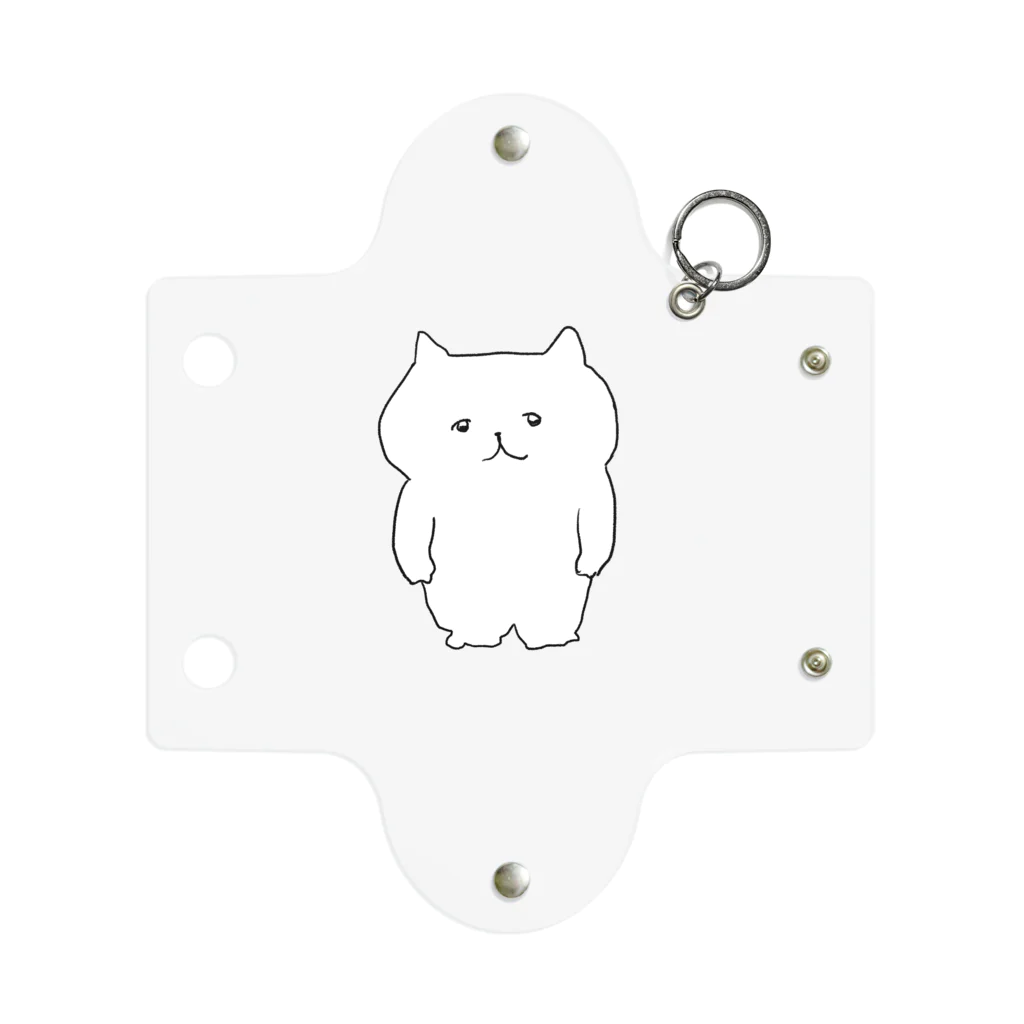 たこ焼き屋の何か言いたげな猫 Mini Clear Multipurpose Case