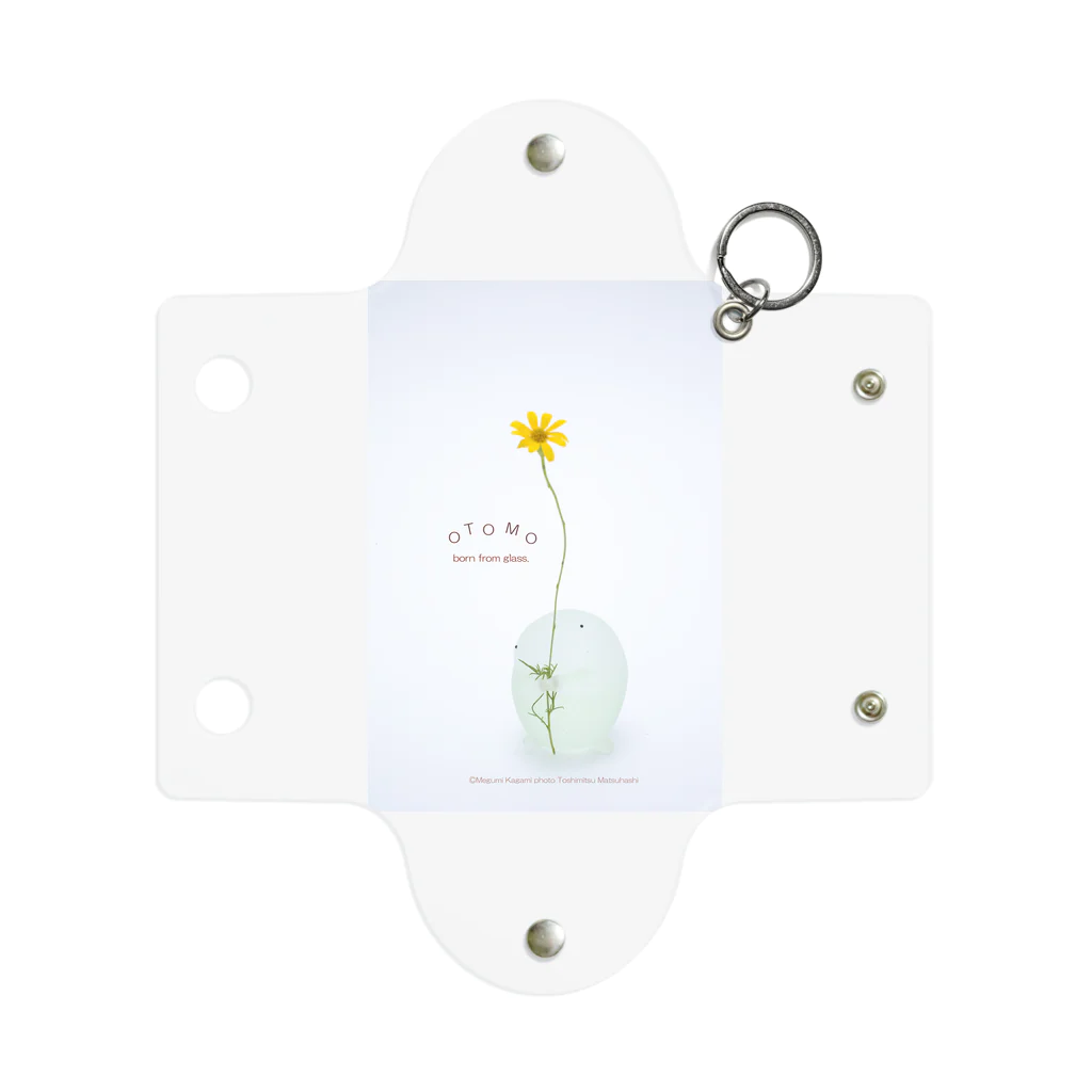 ガラスのおとものお花とおとも Mini Clear Multipurpose Case