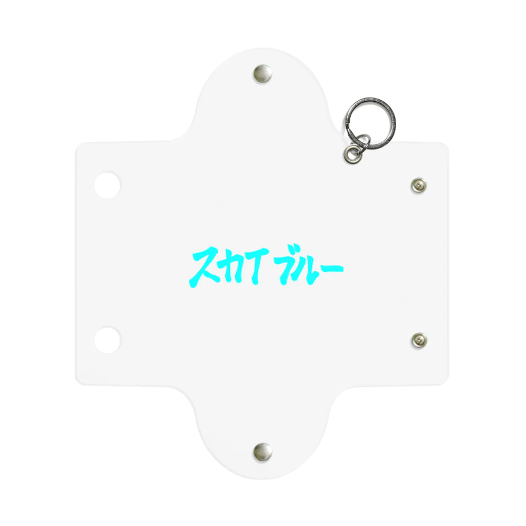 mizoremanのスカイブルー Mini Clear Multipurpose Case