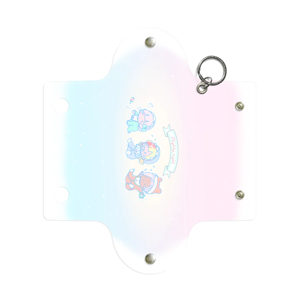 ブラーブラー トーキョー Suzuri店のあかちゃん柄(ファンシー)  Mini Clear Multipurpose Case