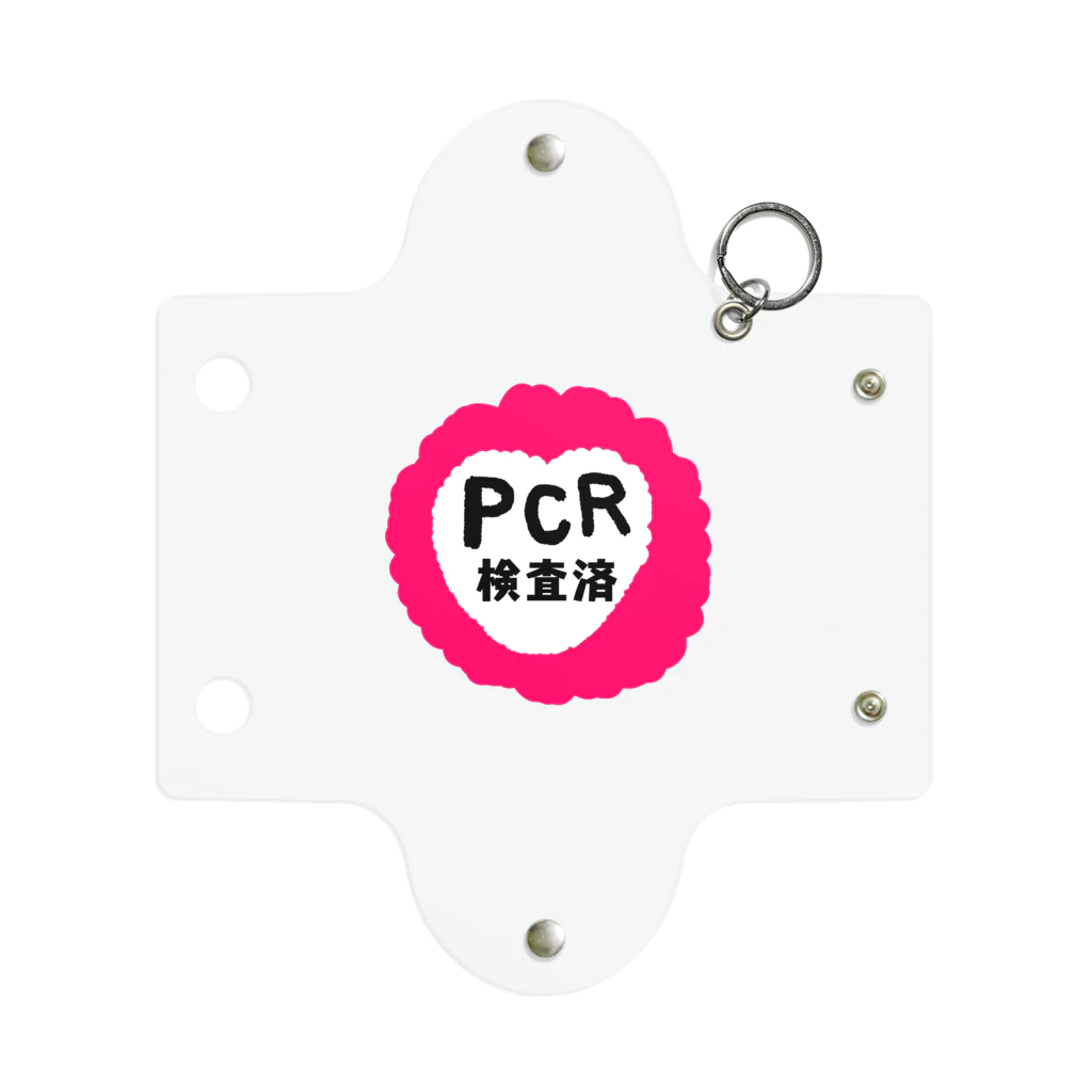 アケジの可愛いもの沢山のショップのPCR検査済（ポップハート） Mini Clear Multipurpose Case