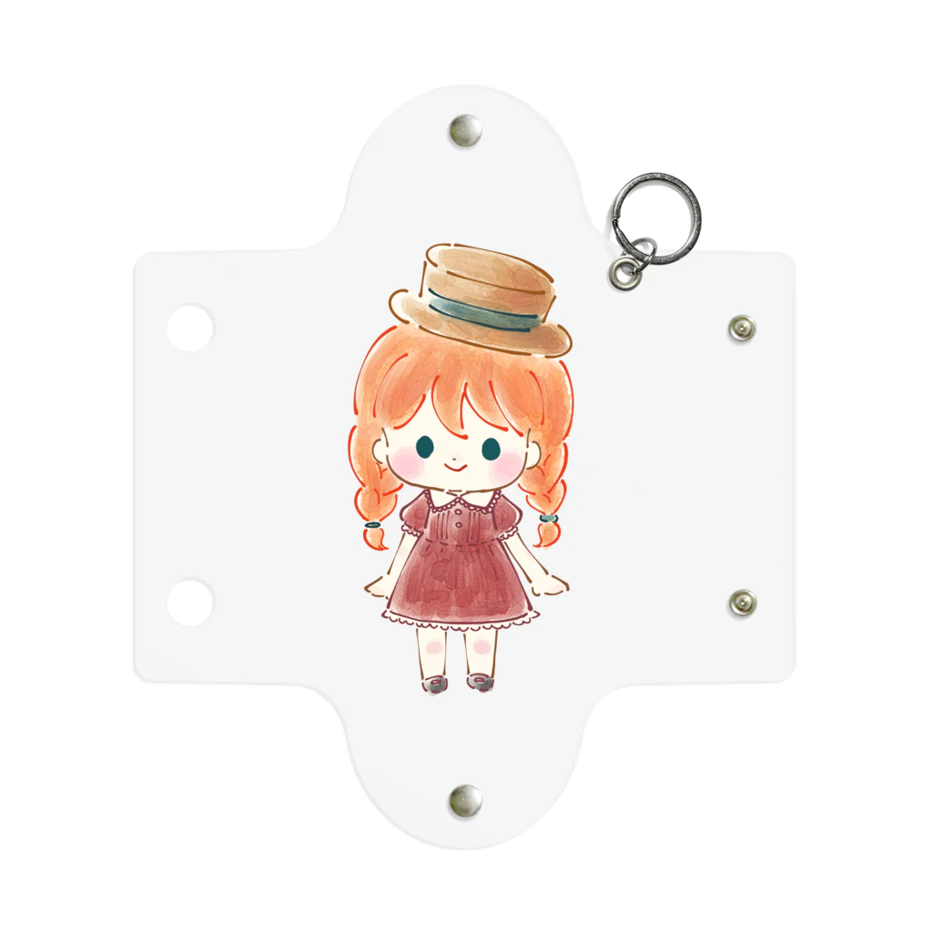 ててみゅの赤毛の子 Mini Clear Multipurpose Case