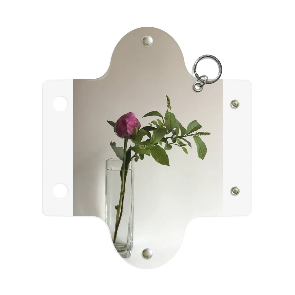 Shuwa Flowers Designのflowers⑤ Mini Clear Multipurpose Case