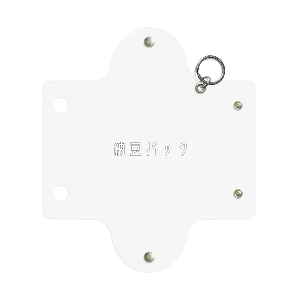 山の門の納豆パック（白） Mini Clear Multipurpose Case