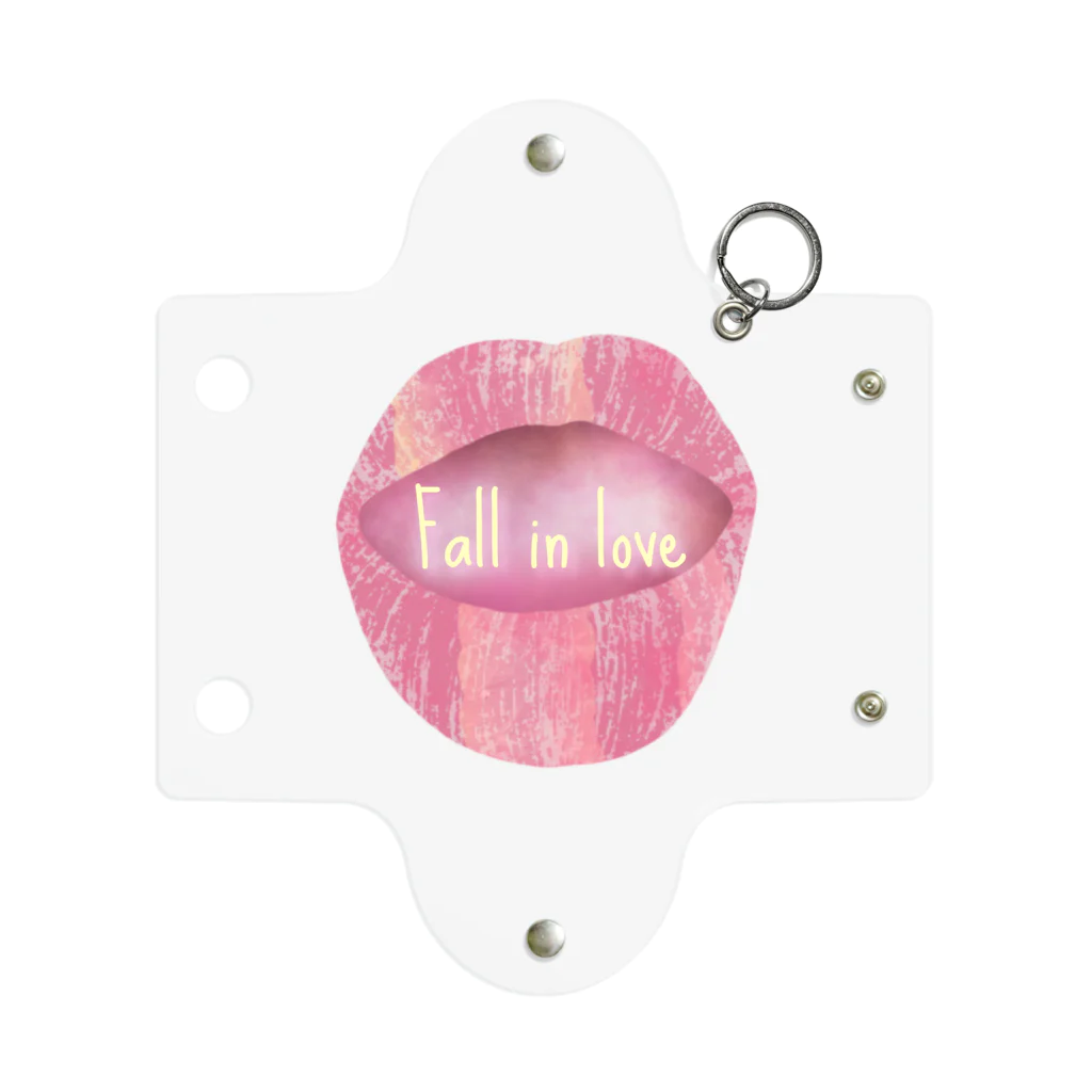 ぽんぽこあんぽんたんのLips💋 foll in love Mini Clear Multipurpose Case