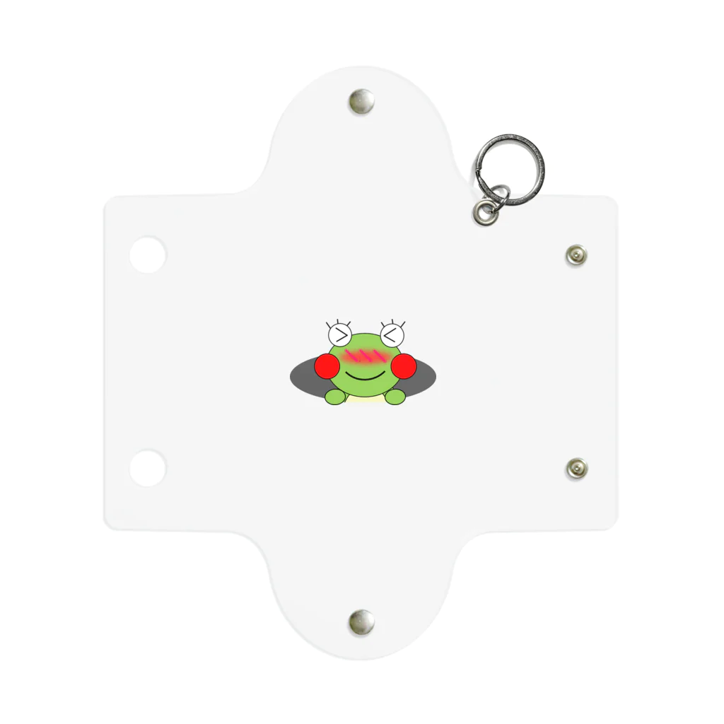 🐸かえるさんと仲間たち🐸の穴に入りたいかえるさん Mini Clear Multipurpose Case