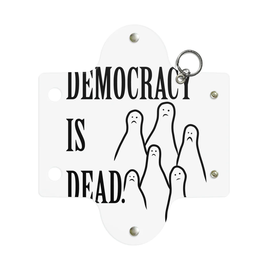 MILK.NERDのDEMOCRACY IS DEAD ミニクリアマルチケース