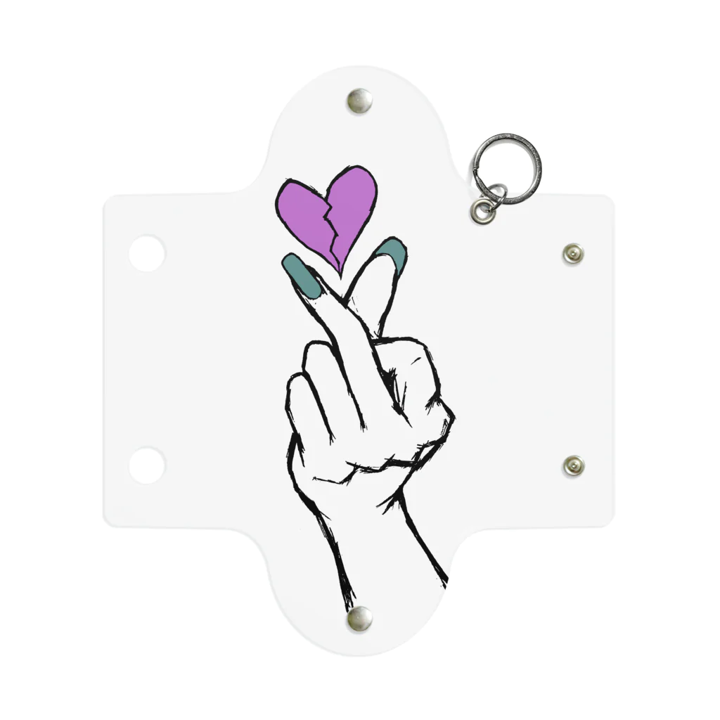 okiue_のBehind the love Mini Clear Multipurpose Case