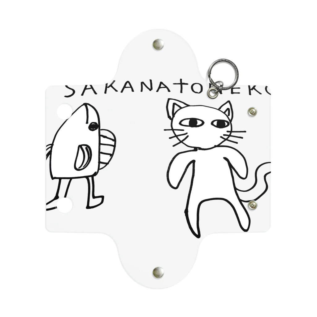 wasa-biのSAKANATONEKO Mini Clear Multipurpose Case