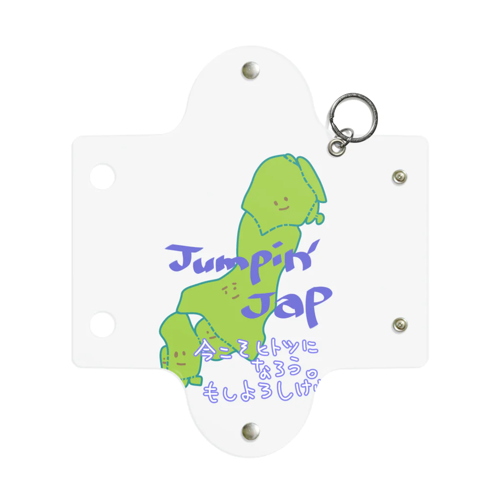 sugar2turncomboのjumpin'jap one  Mini Clear Multipurpose Case