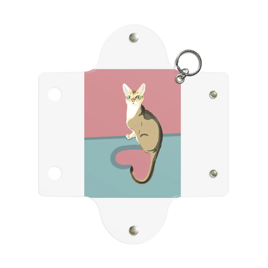 𝕤𝕚𝕞猫のSingapura cat Mini Clear Multipurpose Case