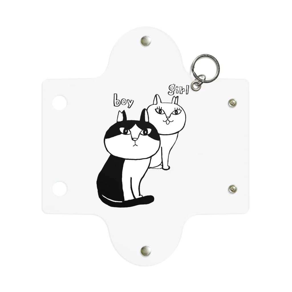 福猫屋のさくらねこ/文字なし Mini Clear Multipurpose Case