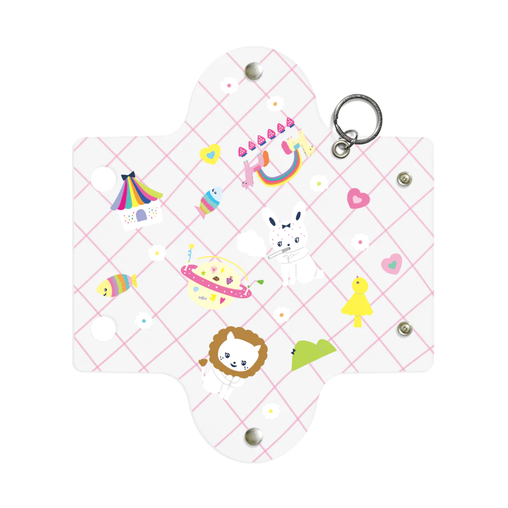 Futakawa Mayuのグッズショップのクリアマルチケース ミニ 春カラー Mini Clear Multipurpose Case