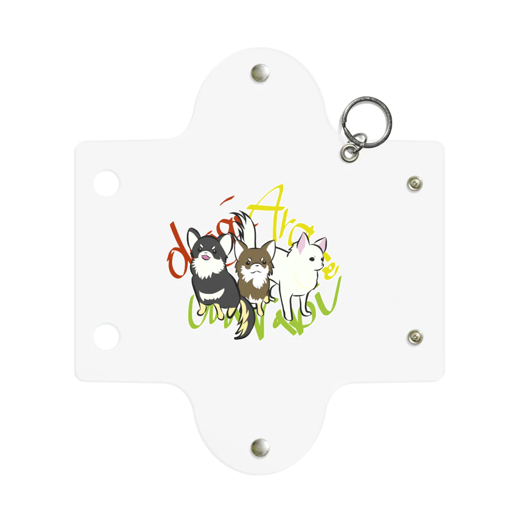 ひよりの3 Chihuahuas Mini Clear Multipurpose Case