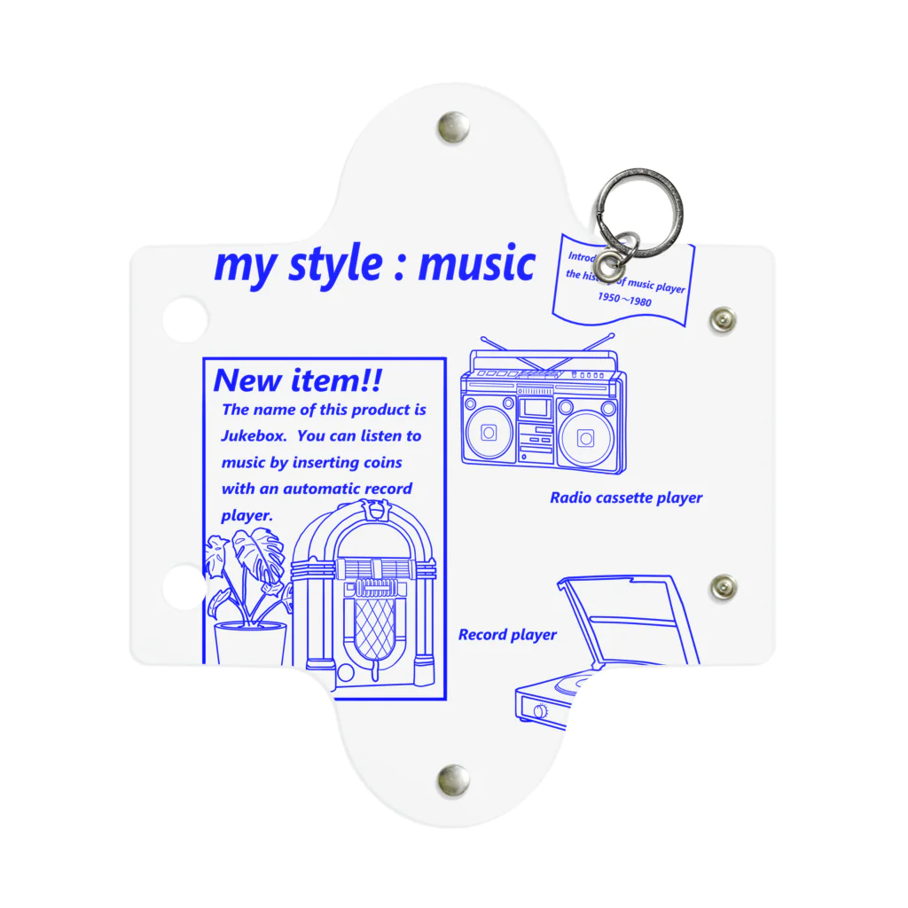 mystyle__mysyのミニクリアマルチケース Mini Clear Multipurpose Case