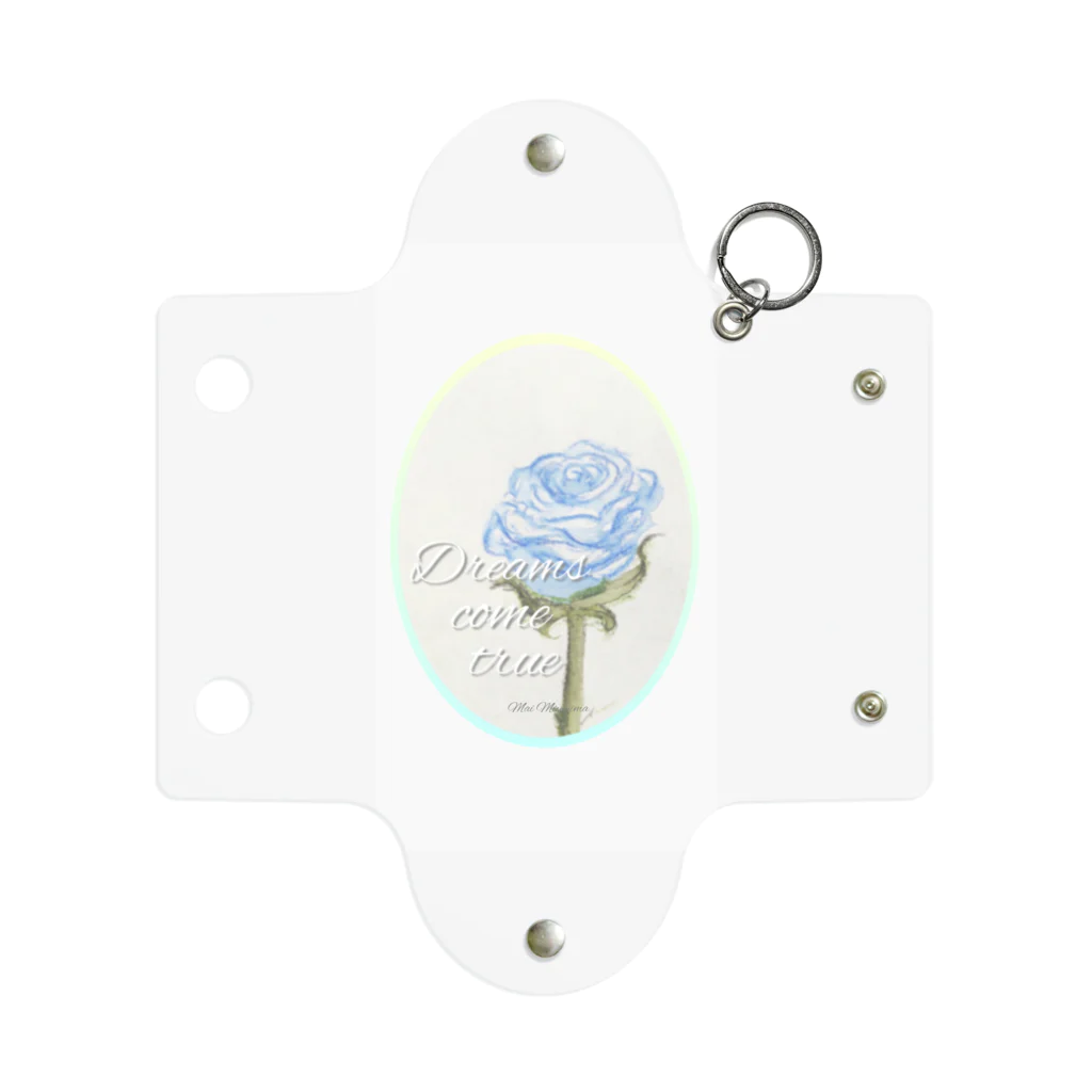 宮嶋麻衣の青い薔薇｢夢が叶う｣ Mini Clear Multipurpose Case