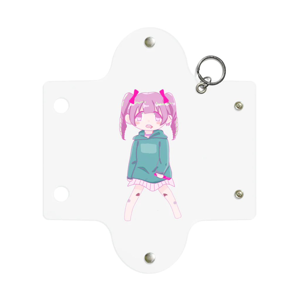 流れ星のめん子ちゃん Mini Clear Multipurpose Case