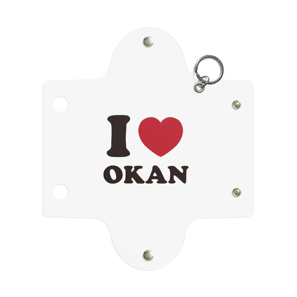 キッズモード某のI love okan Mini Clear Multipurpose Case
