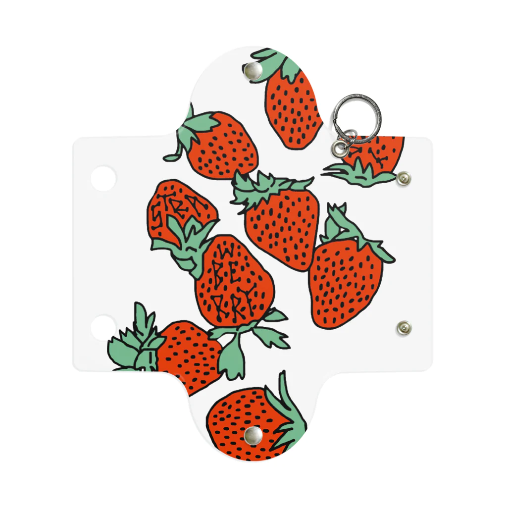 sakura_のSTRAWBERRY Mini Clear Multipurpose Case