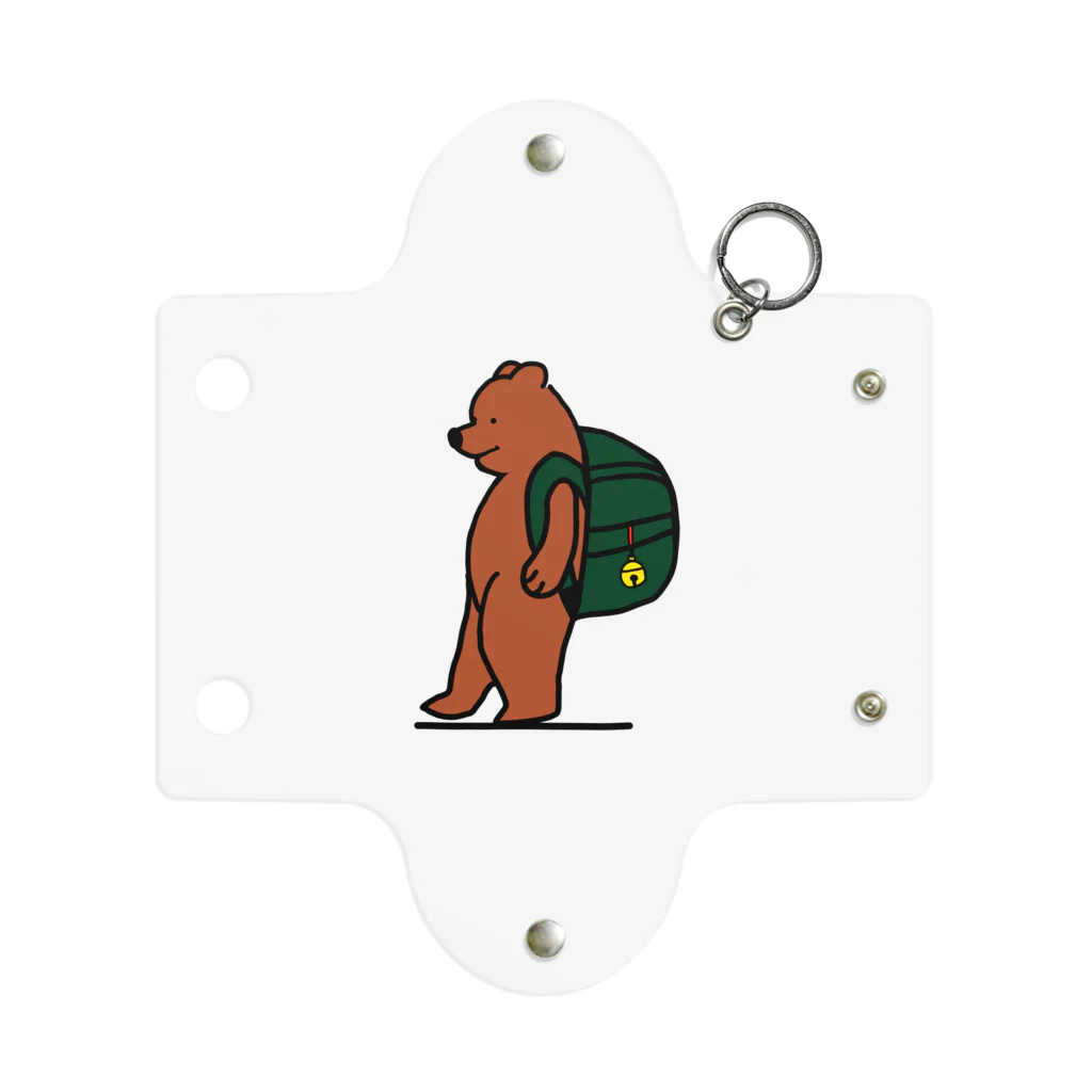 ＋Whimsyのcamp bear Mini Clear Multipurpose Case