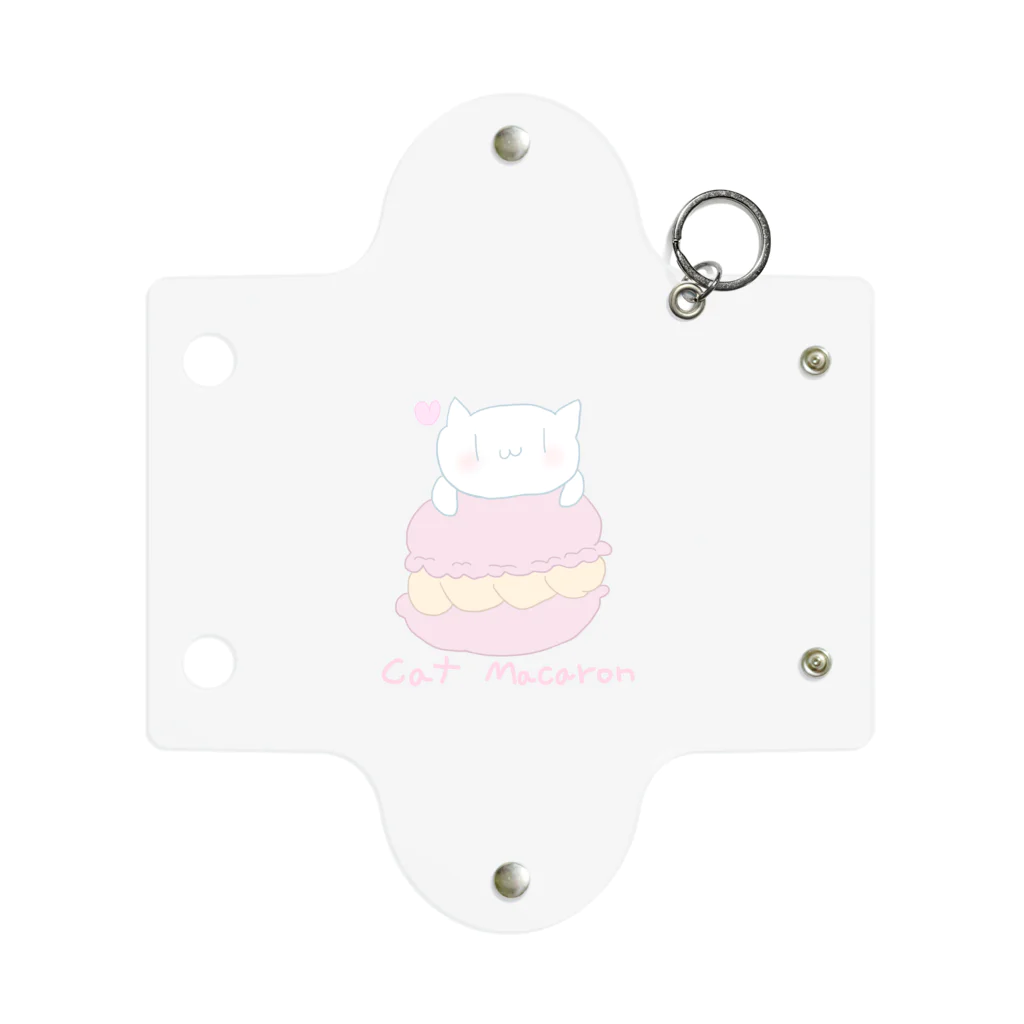 ココラハウスのまかろんとねこ Mini Clear Multipurpose Case