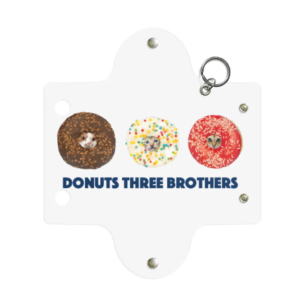 おやびん(下僕)のdonuts three brothers Mini Clear Multipurpose Case