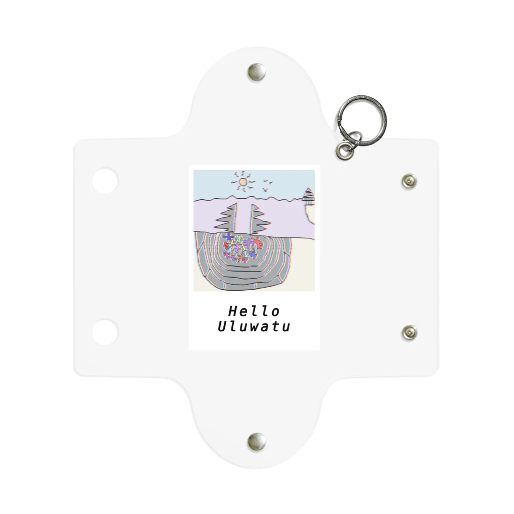 バリ島旅行のみかたストアの「Helloウルワツ」クリアケース Mini Clear Multipurpose Case