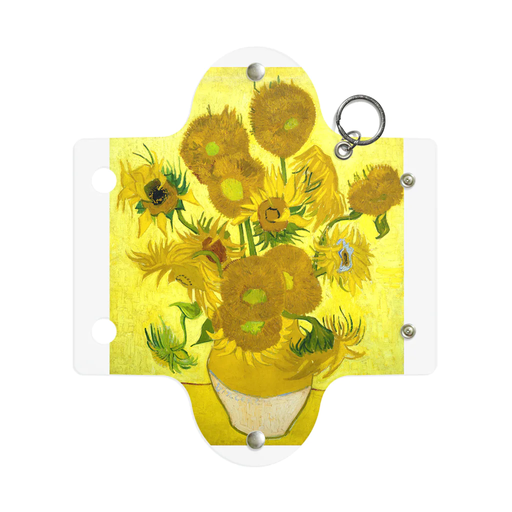 ART のゴッホ/ひまわり　Vincent van Gogh / Sunflowers Mini Clear Multipurpose Case