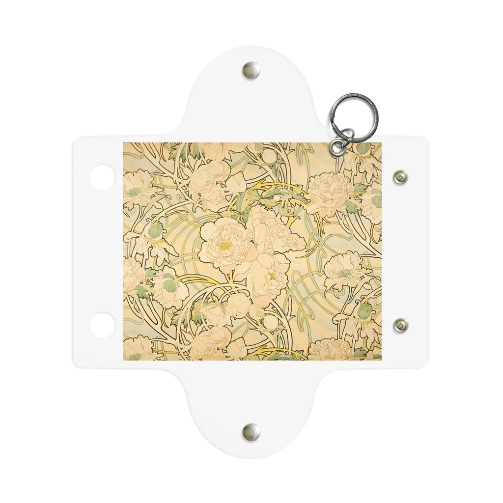 ART のミュシャ Alphonse Mucha Mini Clear Multipurpose Case