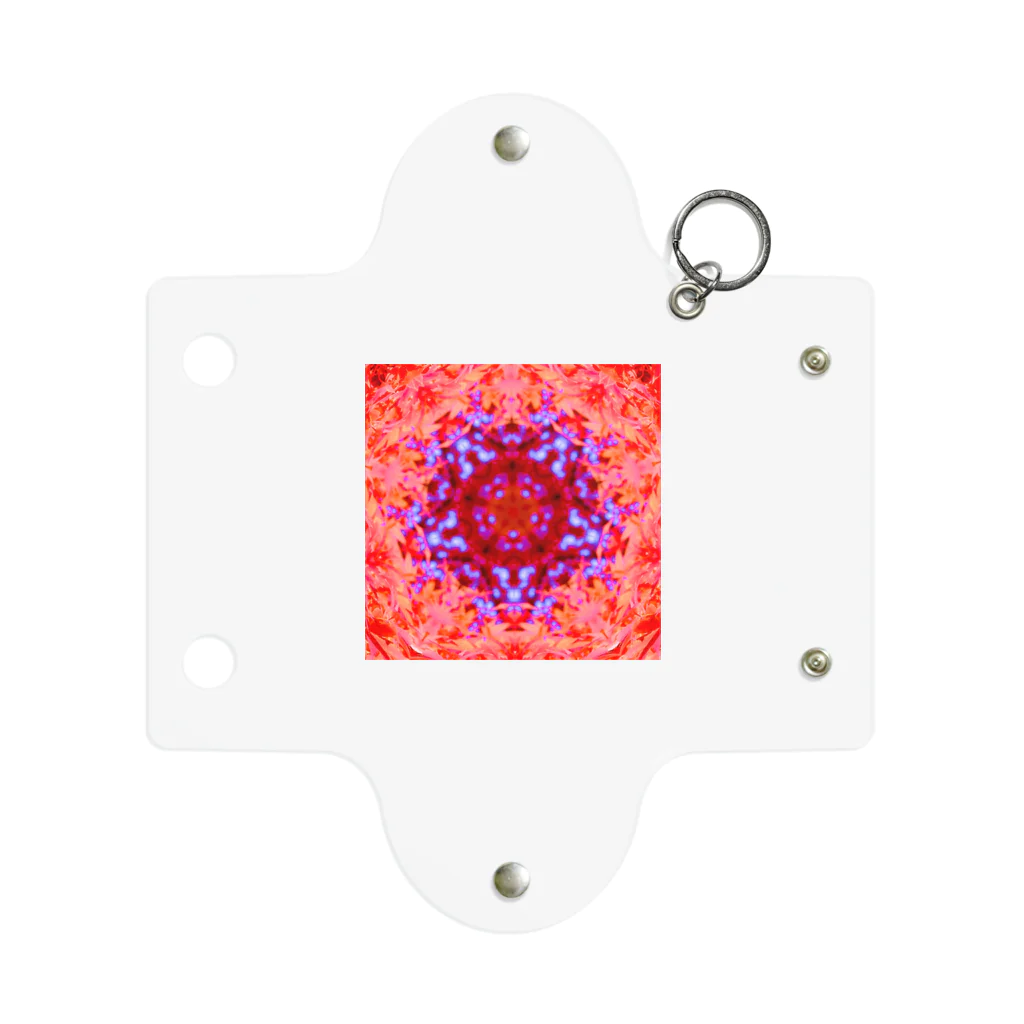 Flower kaleidoscopeの紅葉万華鏡 Mini Clear Multipurpose Case