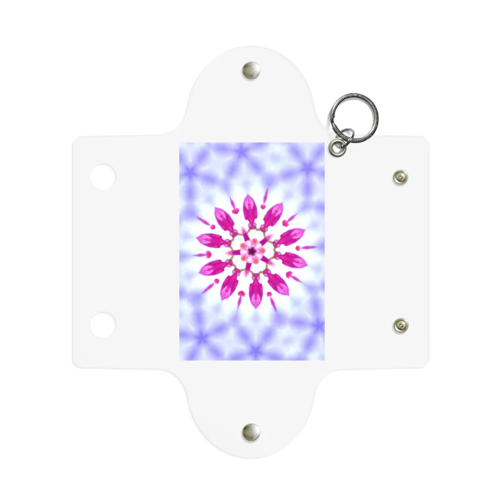 Flower kaleidoscopeの桜の万華鏡 Mini Clear Multipurpose Case