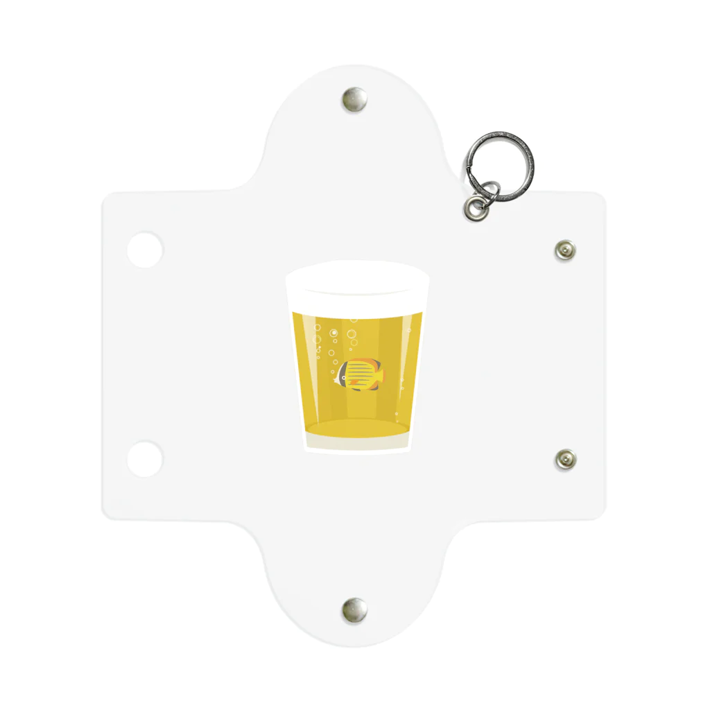 ときちゃん@ビールと動物のイラストをゆるく描くひとのさかなビール Mini Clear Multipurpose Case