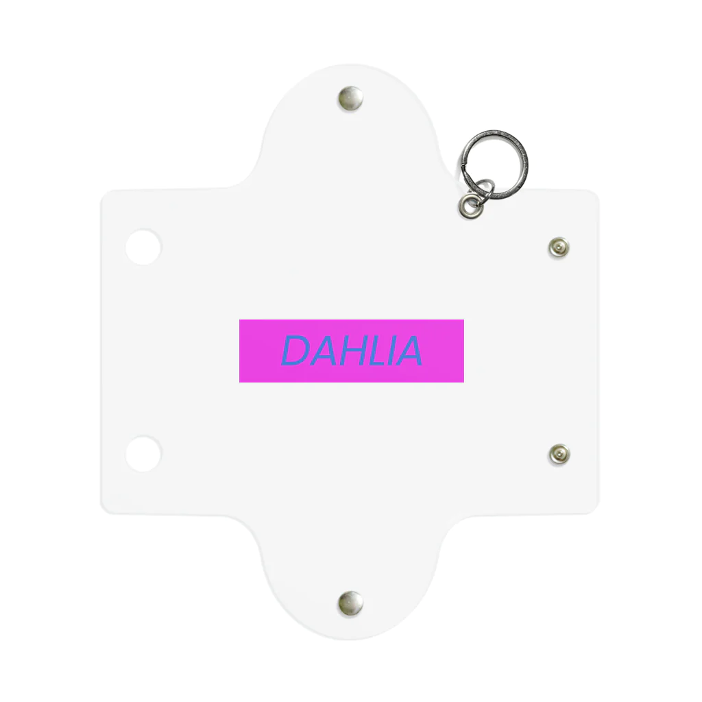 DAHLIAのDAHLIA LOGO PINK&BLUE ミニクリアマルチケース