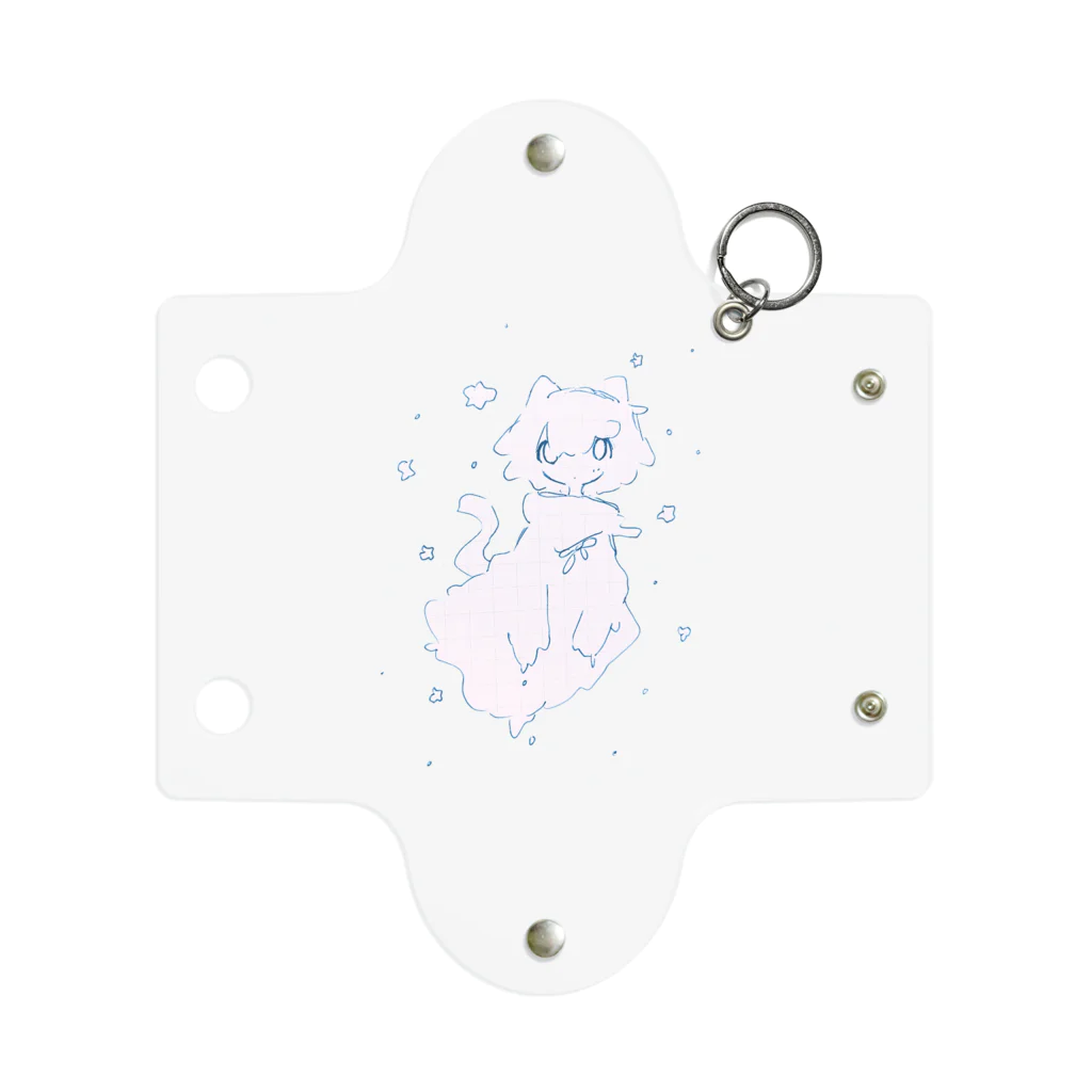 ゆーきんの絵ぐっずのナタデココの赤ちゃん Mini Clear Multipurpose Case