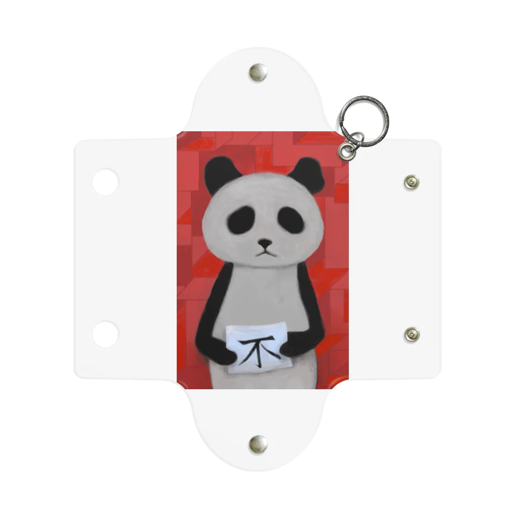 Washiemon and Ai-chan's ShopのPANDA No.1 Mini Clear Multipurpose Case