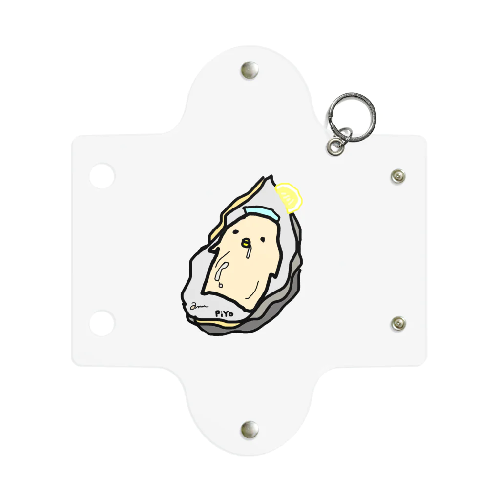 サウナ水風呂好きのぴよ🐤♨️の🦪🍋牡蠣ぴよ🐤♨️ ミニクリアマルチケース