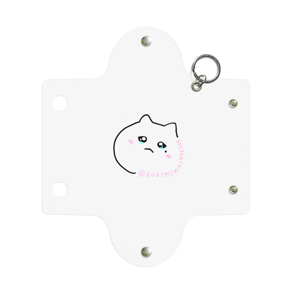 みかのねこ泣き Mini Clear Multipurpose Case