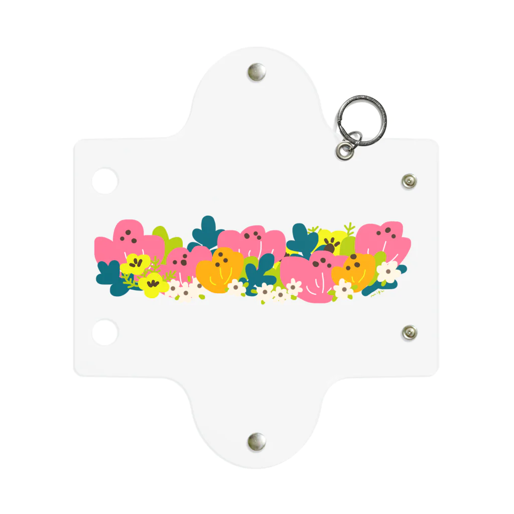 Miku Kafuu Artsの【レトロチック🌼なお花ちゃん】シリーズ Mini Clear Multipurpose Case