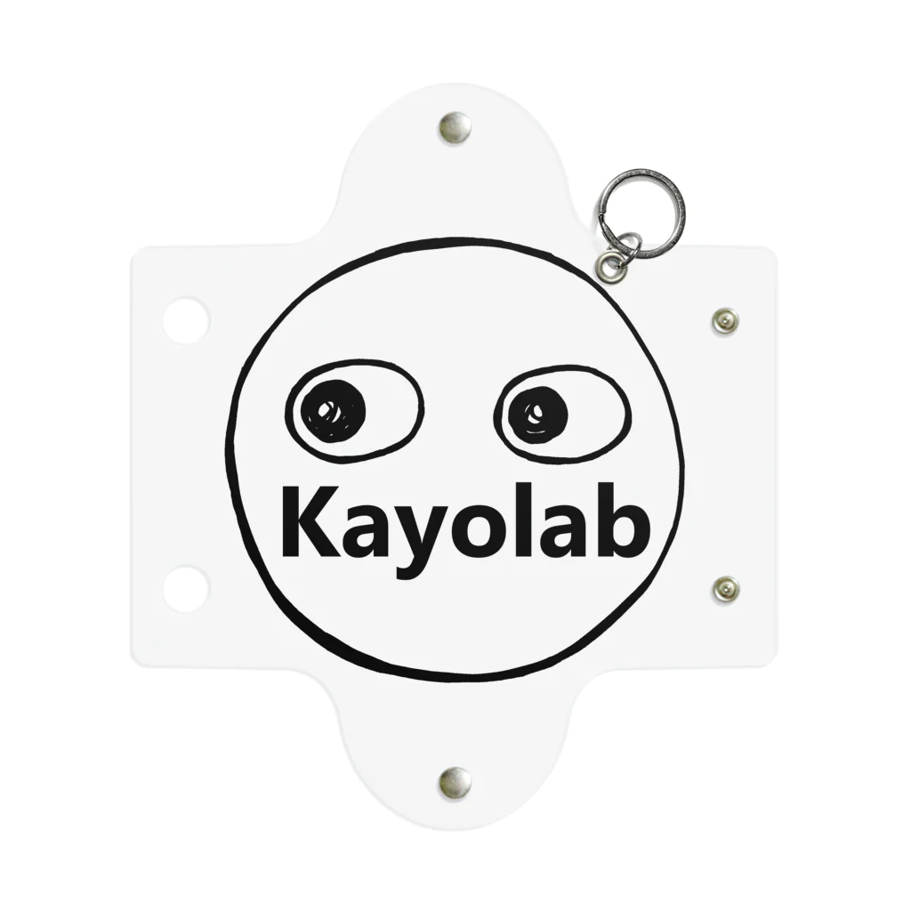 カヨラボ　スズリショップのKayolabくん Mini Clear Multipurpose Case