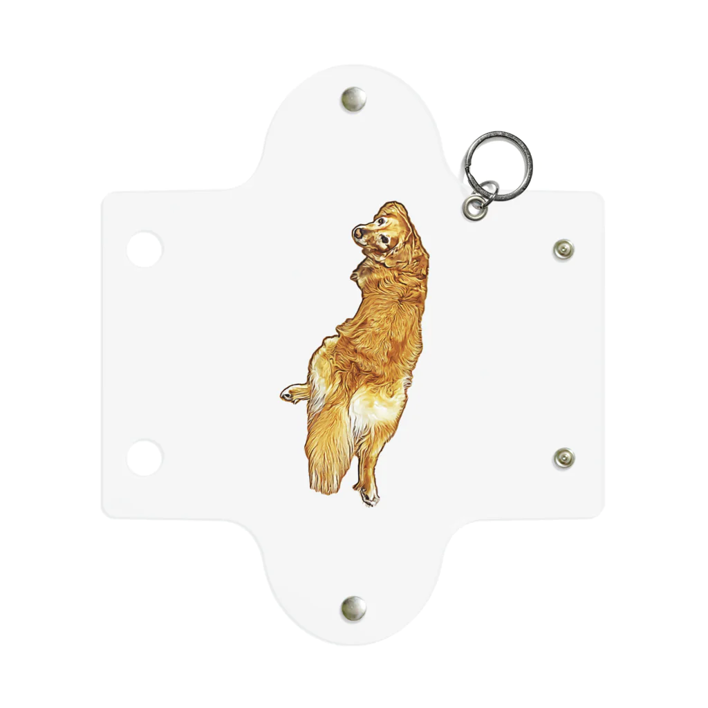 flatcoatedretrieverのgolden retriever Mini Clear Multipurpose Case