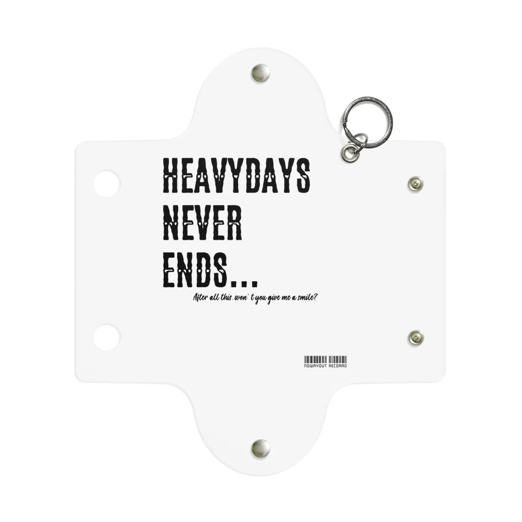 NO WAY OUT RECORD OFFICIAL SHOPのHEAVYDAYS NEVER ENDS ミニクリアマルチケース