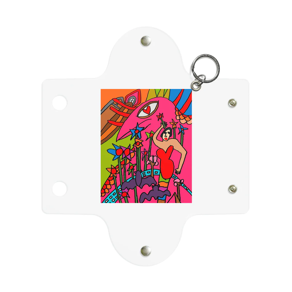 PINKMANのうーんマンボ！ Mini Clear Multipurpose Case