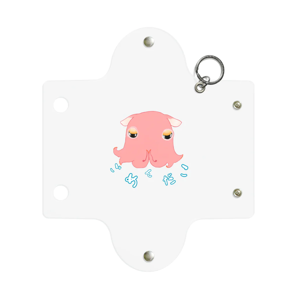 LalaHangeulのごめんだこ Mini Clear Multipurpose Case