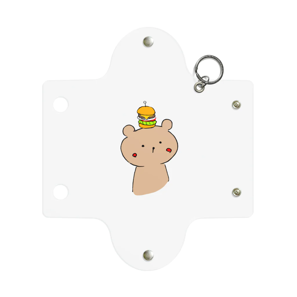 片耳難聴 taboooooのかたみみクマのくーま Mini Clear Multipurpose Case