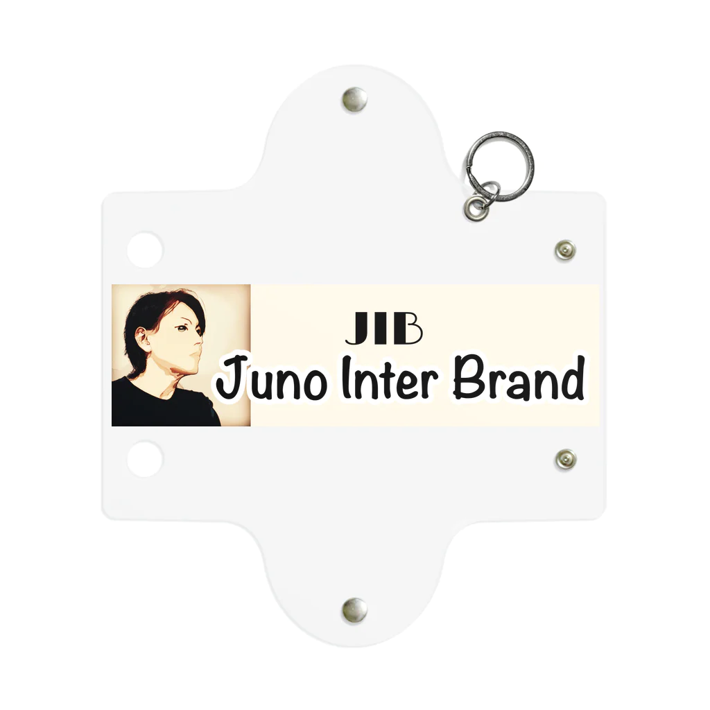 junointer ブランド ロゴ入りのJNBブランドロングロゴアイテム Mini Clear Multipurpose Case